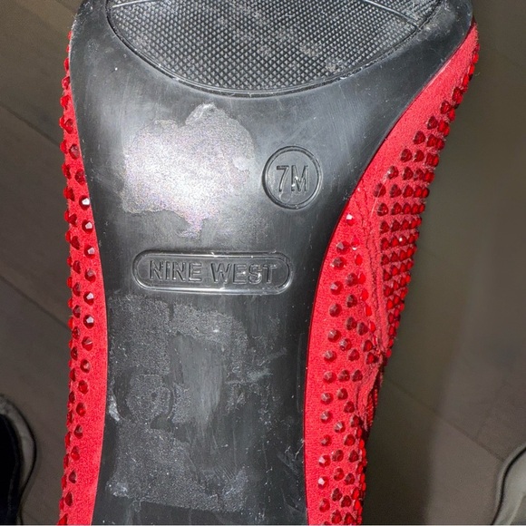 Nine West sparkling red ankles boots with heel. Size 7. NWOT - Picture 6 of 6